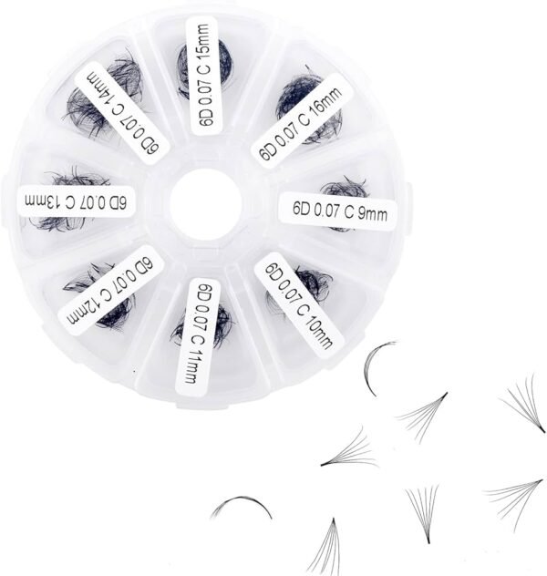 3D–10D Lash Wheel – Loose fan / Mix size